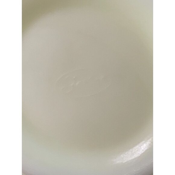 Vintage Fenton Uranium Custard Glass Candy Dish Art Deco Depression Vaseline - Picture 9 of 9